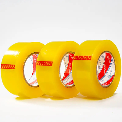 Customized Packaging Adhesive Shipping Tape Clear Yellow Plastic BOPP Packing Tape