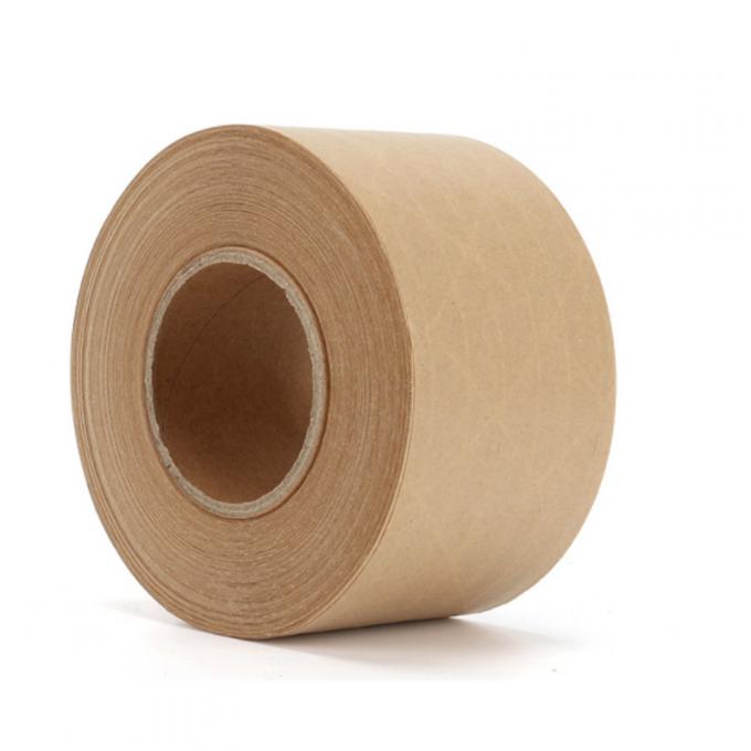 Eco Friendly Brown Kraft Paper Adhesive Tape For Box Sealing